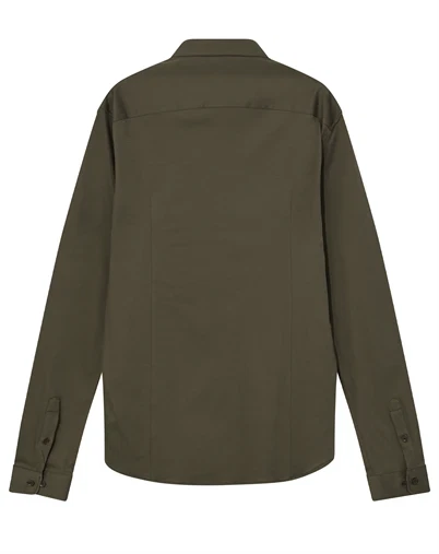 Mos Mosh - MMGMarco Jersey Skjorte - Army 